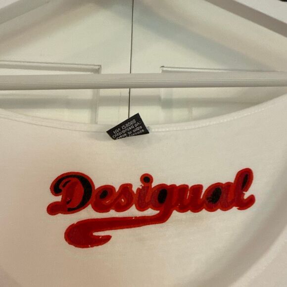 Kleid Desigual printed embellished tunic blouse xxl - Picture 4 of 13